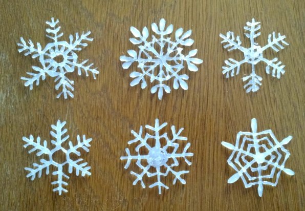 Finished Snowflakes